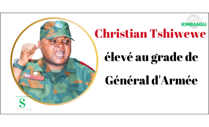 Christian Tshiwewe élevé au grade de Général d'Armée