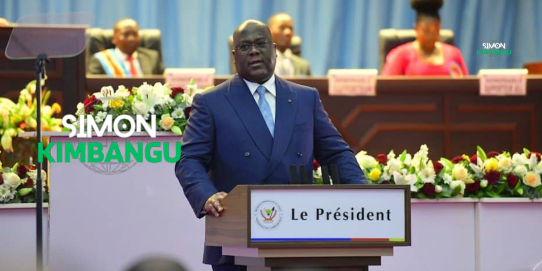 Félix Tshisekedi devant le parlement