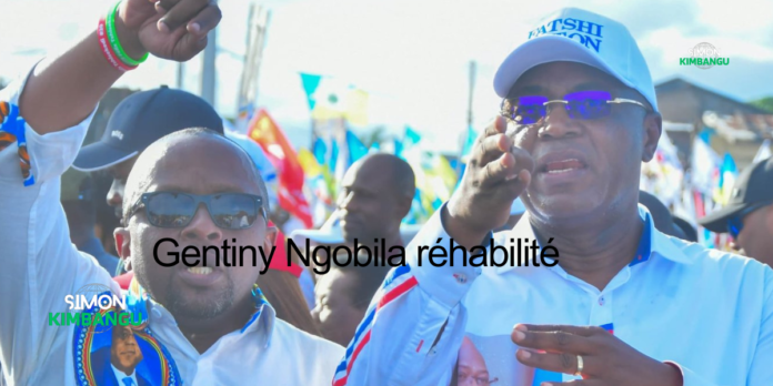 Gentiny Ngobila réhabilité
