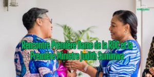 Rencontre Première Dame de la RDC et la Première Ministre Judith Suminwa Tuluka