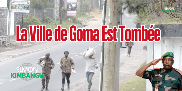 La Ville de Goma Est Tombée