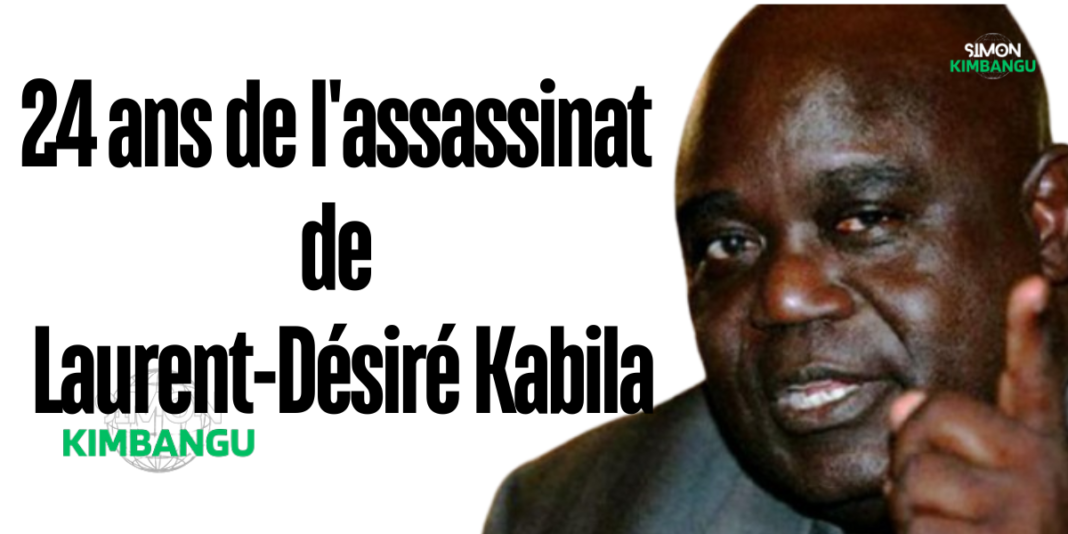 24 ans de l'assassinat de Laurent-Désiré Kabila