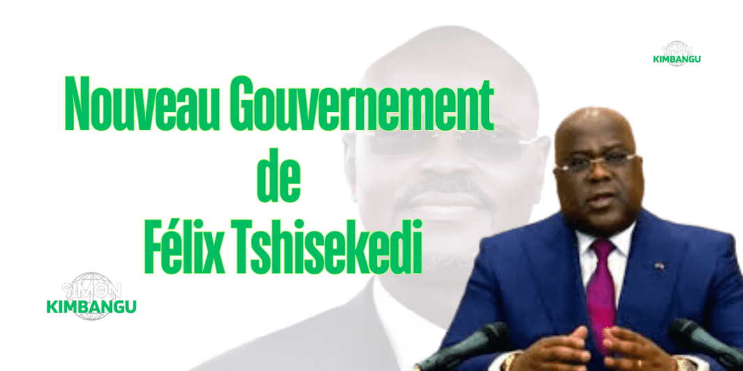 Nouveau Gouvernement de Félix Tshisekedi